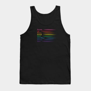 Gay Pride Flag Rainbow Meaning Original Tank Top